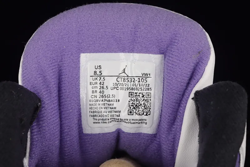 All categories Air Jordan Jordan series basketball shoes Air Jordan 3 Air Jordan 3 "Pine Green" AJ3 Joe 3 Villain Purple CT8532-105